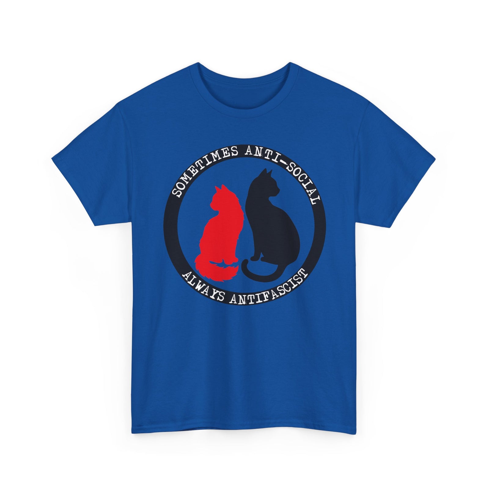 Sometimes Anti-Social, Always Antifascist T-Shirt