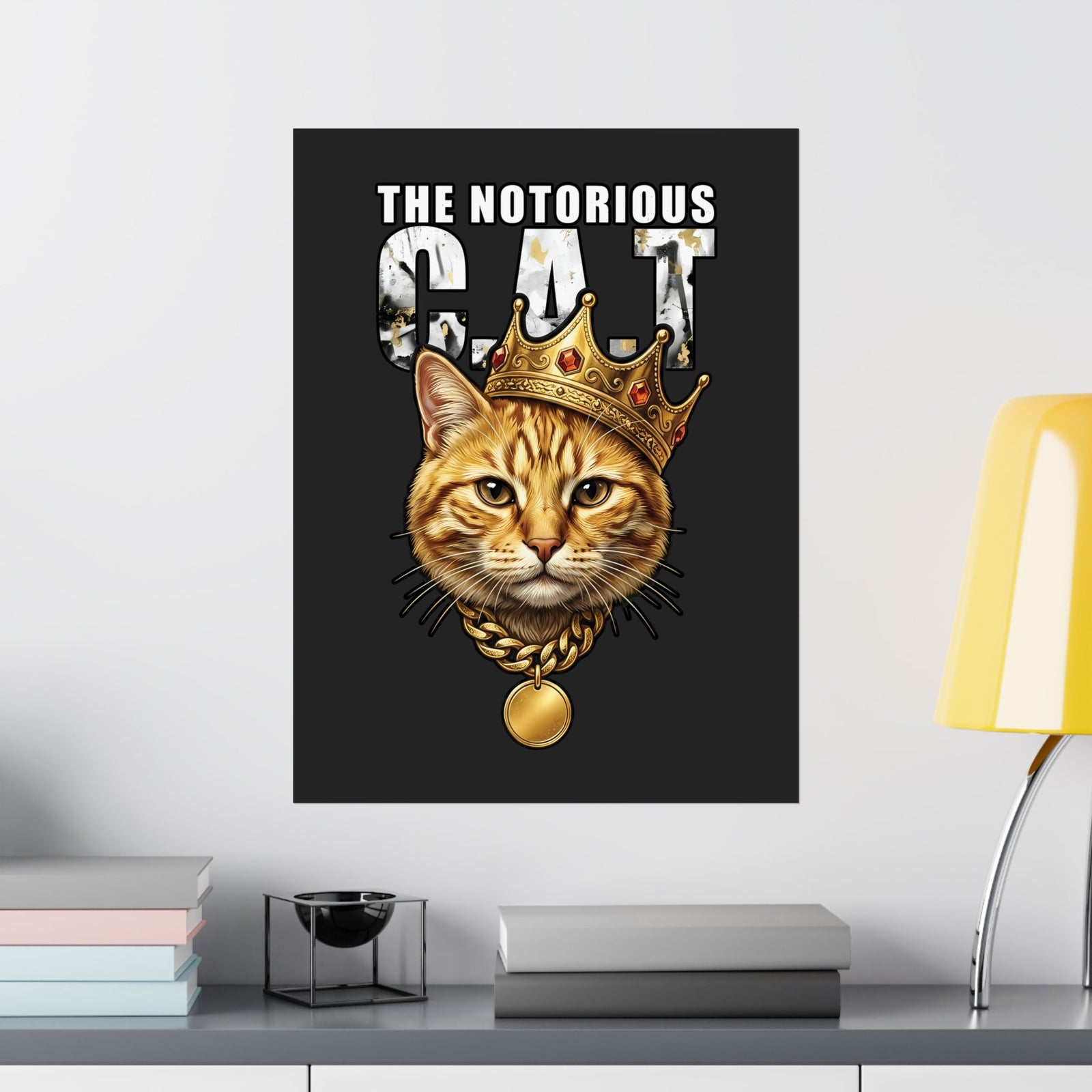 Notorious Cat Parody Poster — The Notorious Cat Graphic Poster