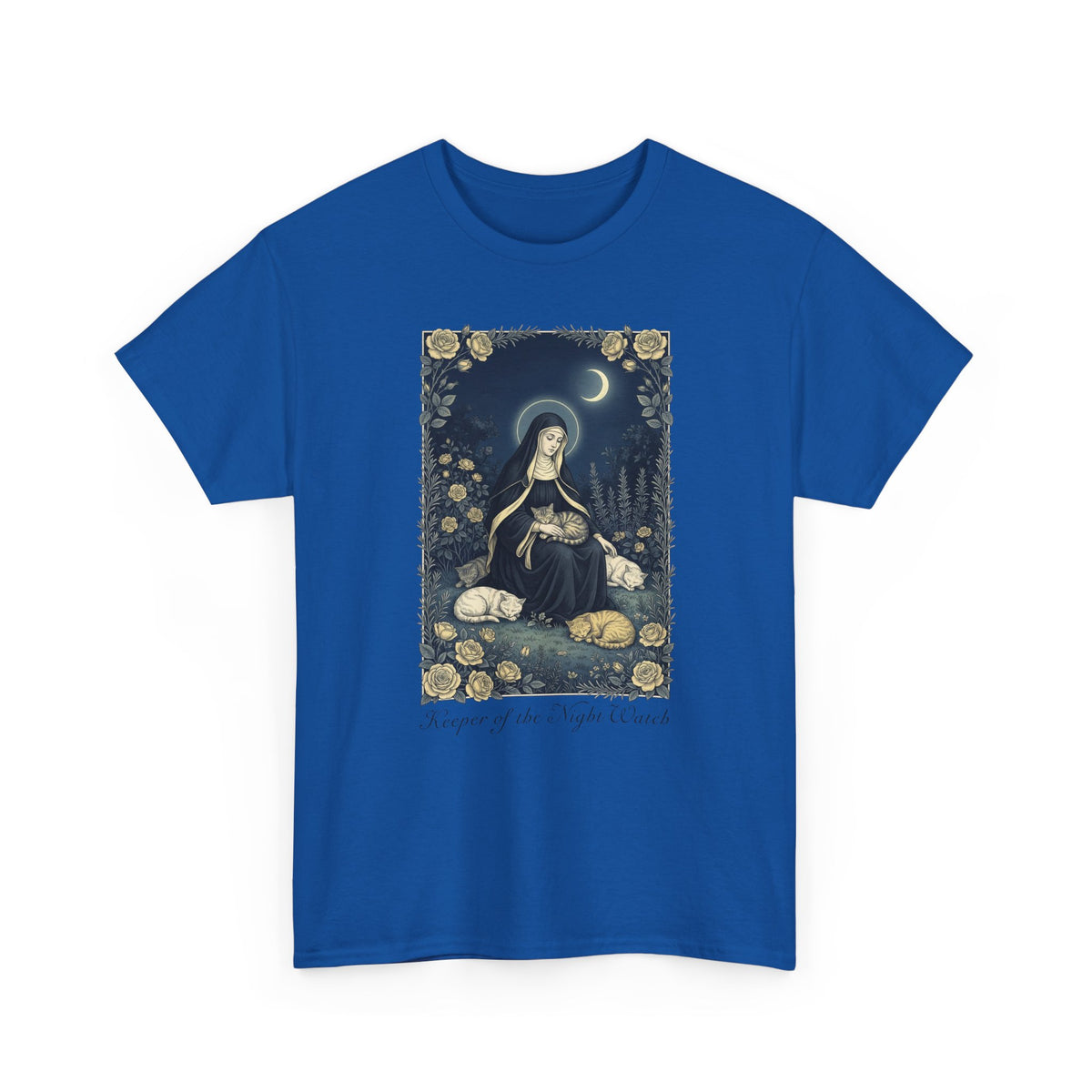 Keeper of the Night Watch Gertrude of Nivelles Cats T-Shirt