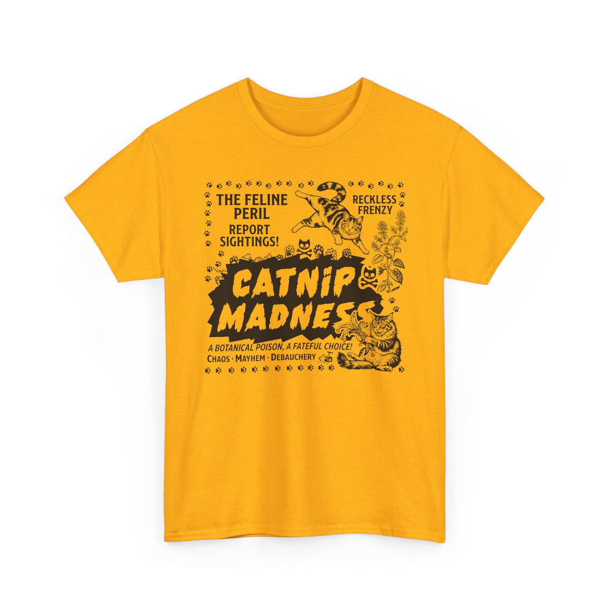 Catnip Madness Cat T-Shirt