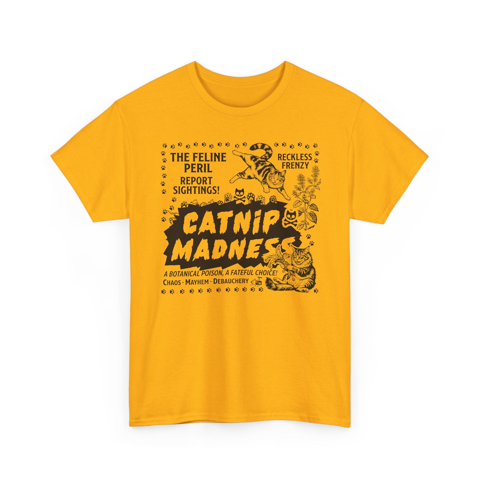 Catnip Madness Cat T-Shirt