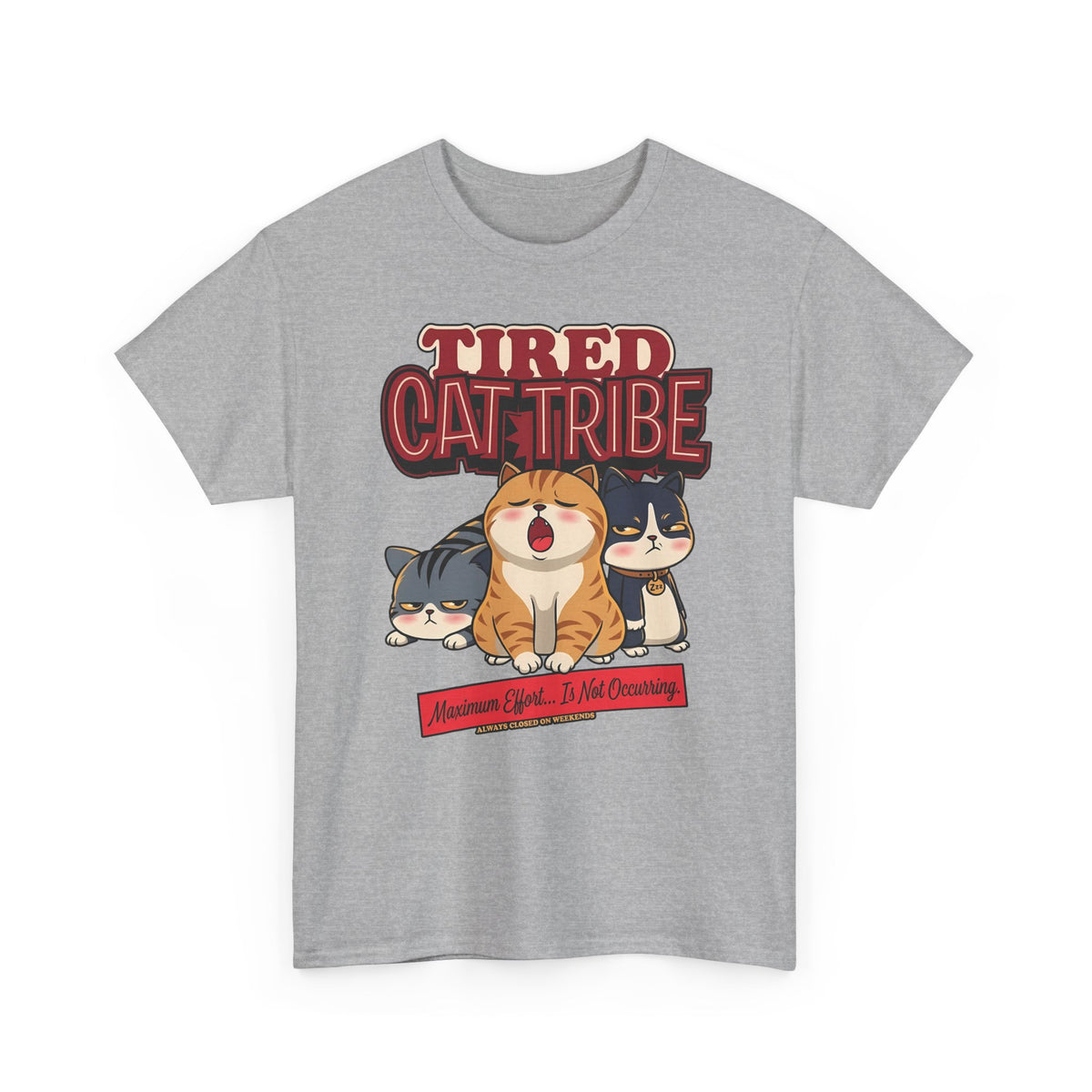 Tired Cat Tribe T-Shirt