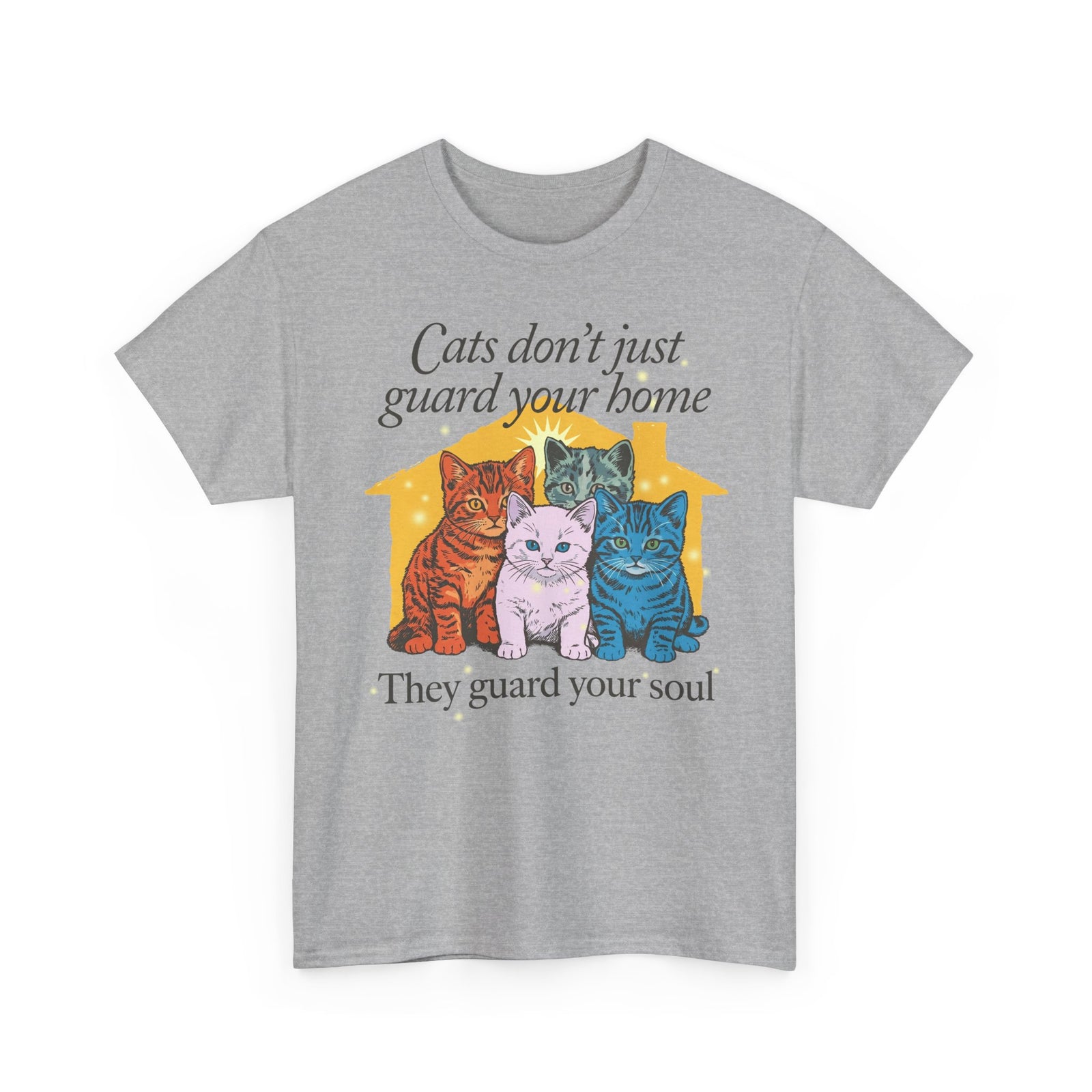 Cats Don't Just Guard Your Home T-Shirt — Funny Cat Lover Tee