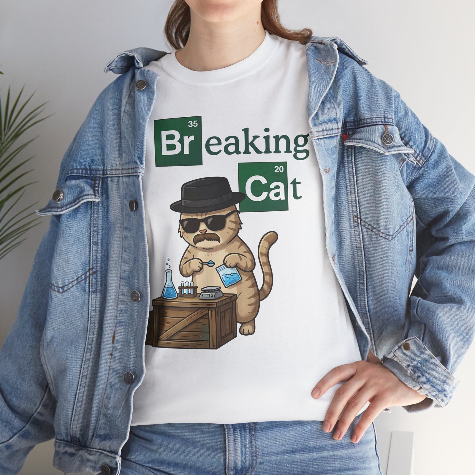 Breaking Cat T-Shirt — Funny Cat Graphic Tee