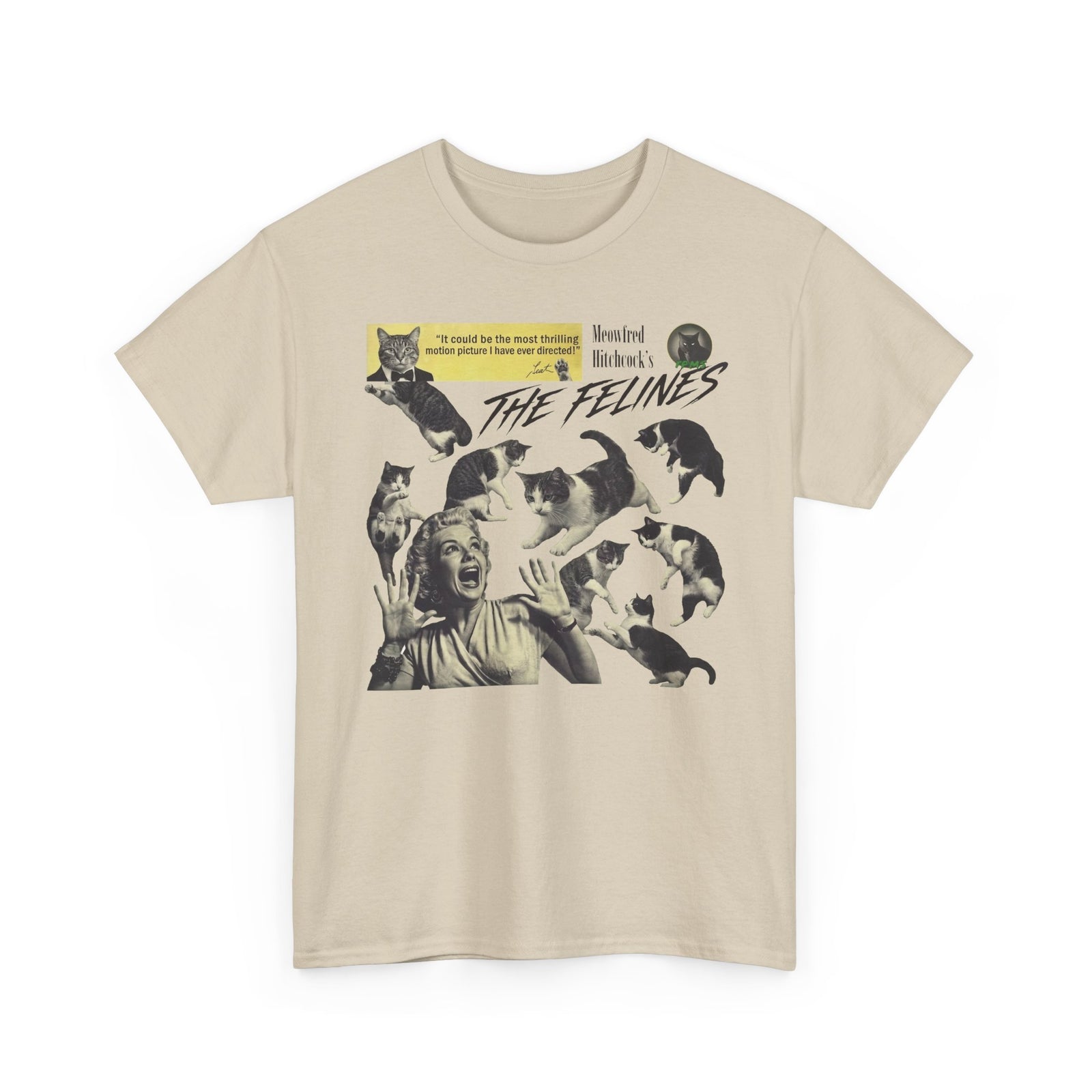 Retro Felines T-Shirt — Vintage Cat Graphic Tee