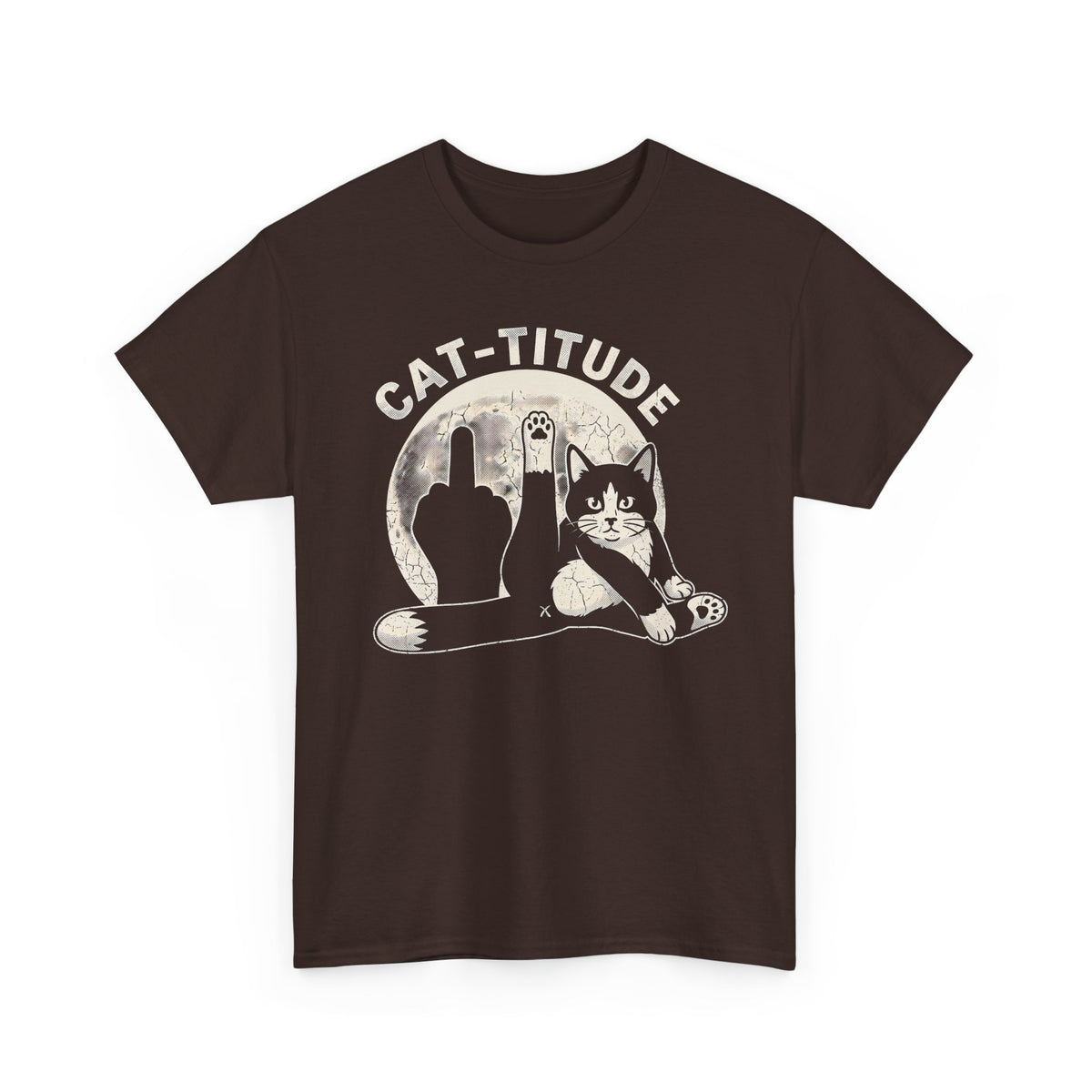 Cattitude T-Shirt — Funny Cat Attitude Tee