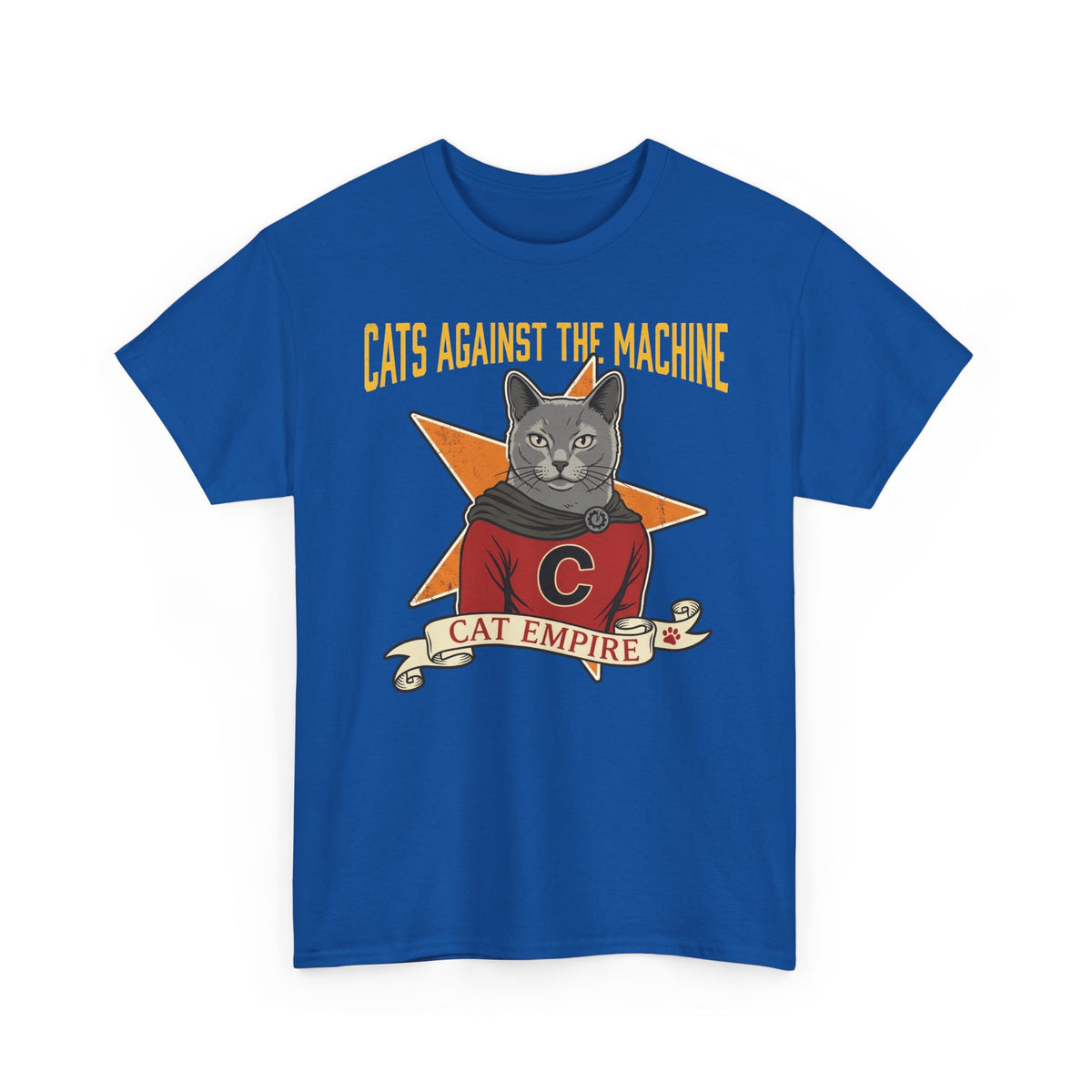 Cat Against the Machine Tee — Cat Empire Graphic T-Shirt
