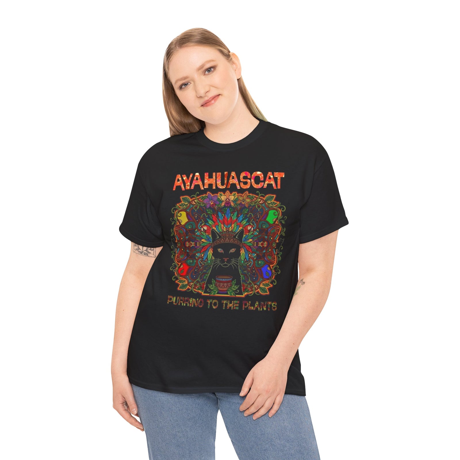 Ayahuascat T-Shirt — Psychedelic Cat Tee