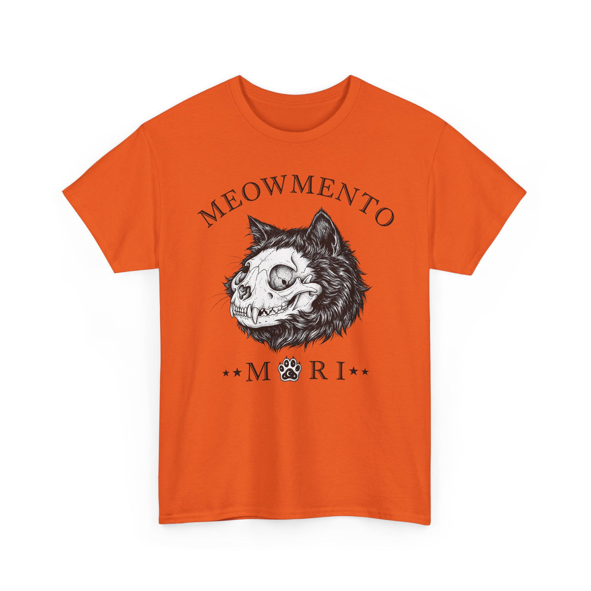 Meowmento Cat T-Shirt — Humorous Cat Memorial Tee
