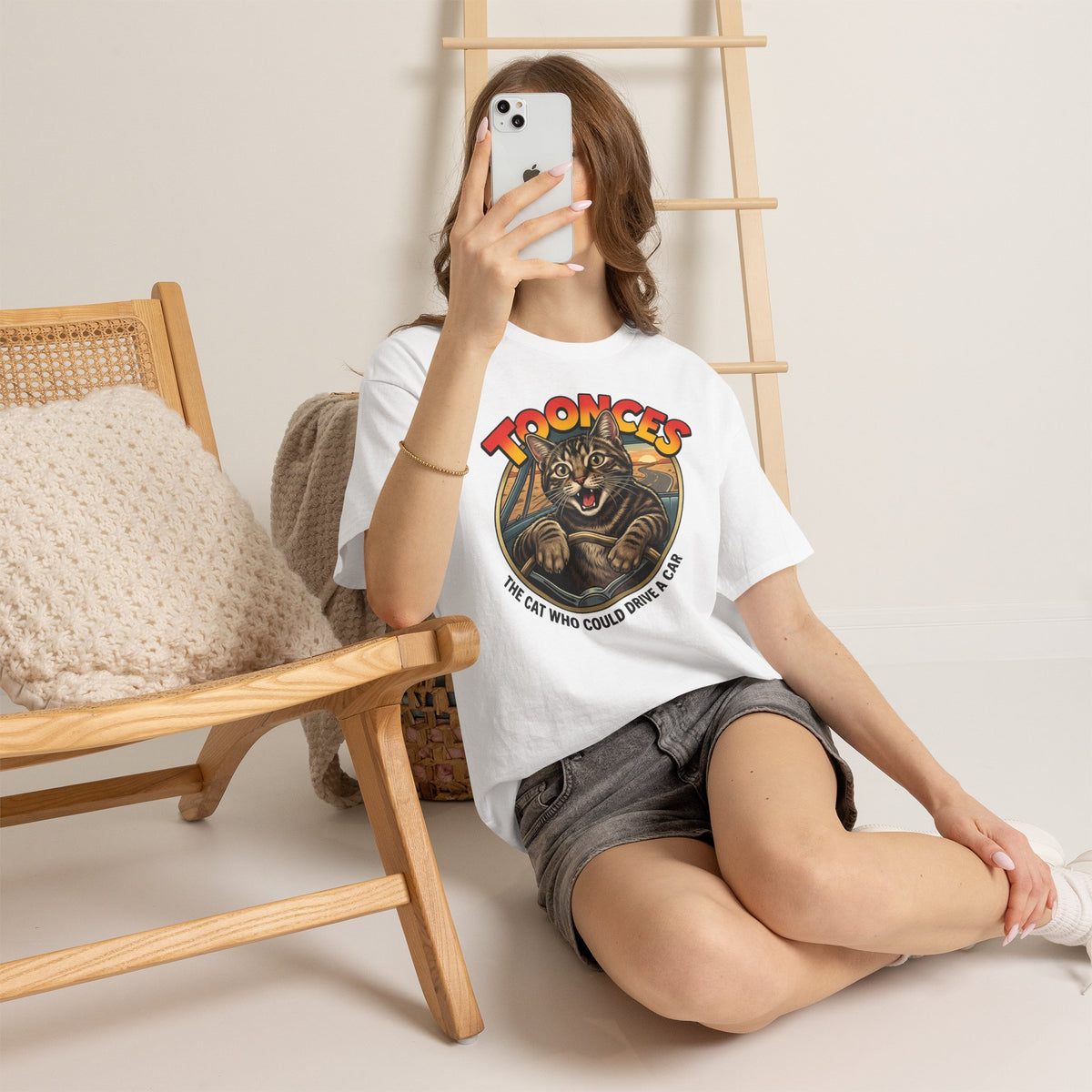 Toonces Cat Driving Tee — "Toonces: The Cat Who Could Drive a Car" Graphic T-Shirt