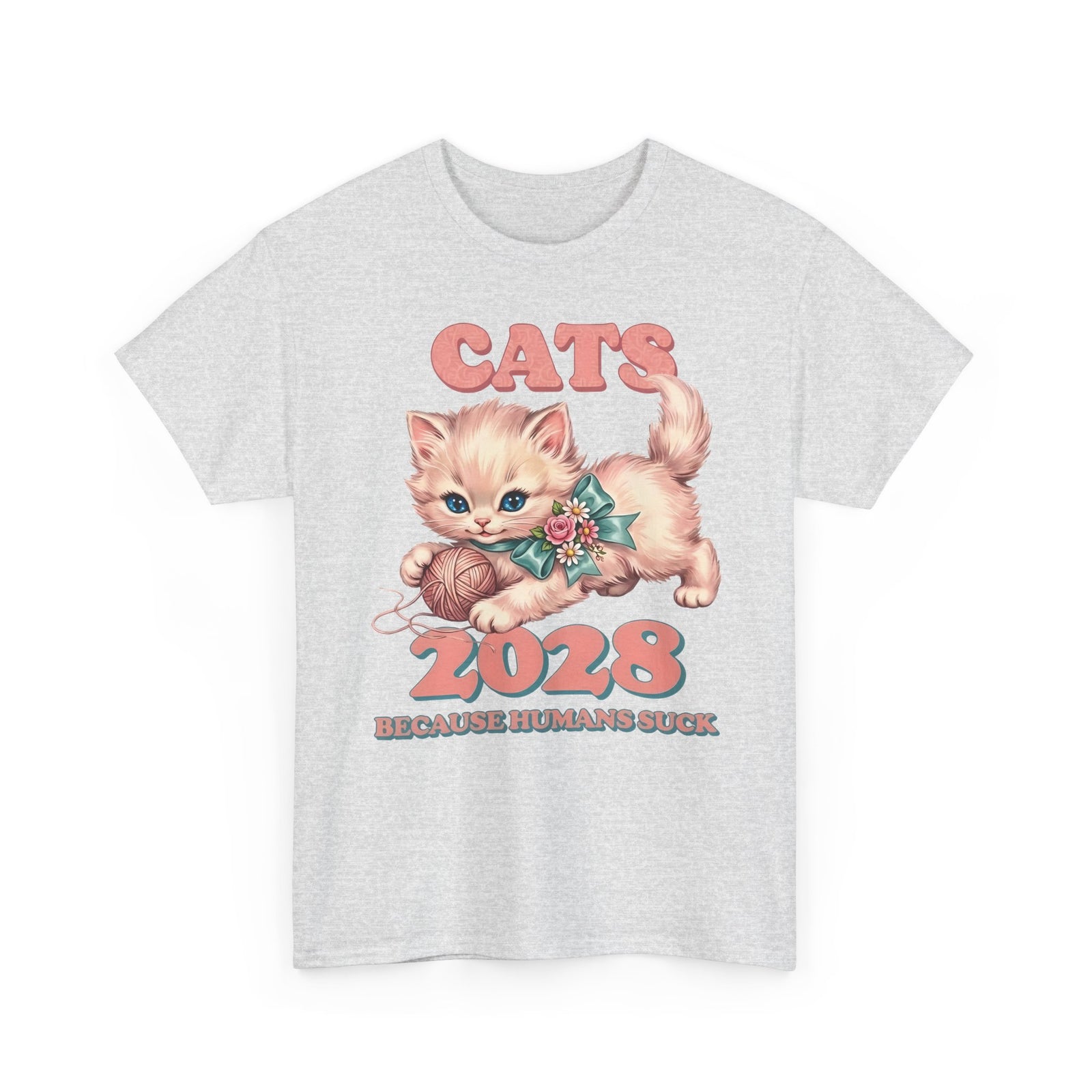 Vote for Cats T-Shirt  Funny Cat Political Tee