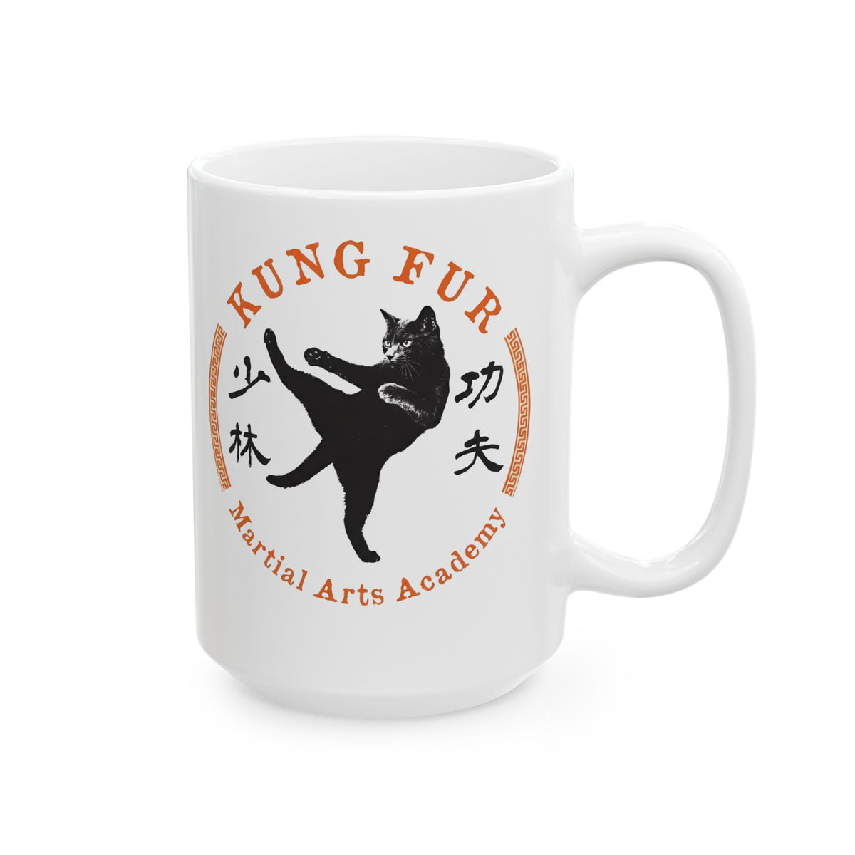 Kung Fur Cat Ceramic Mug