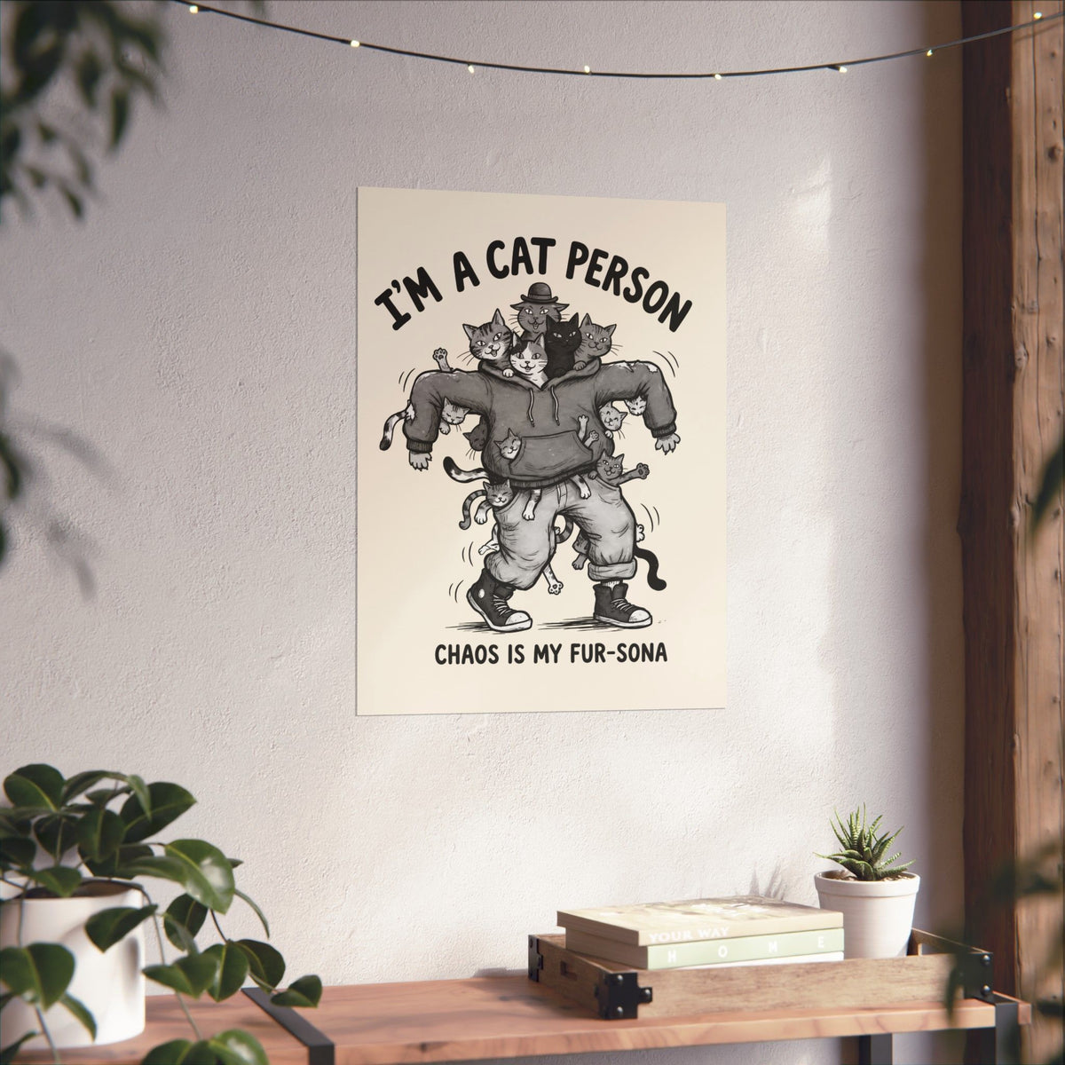 I'm A Cat Person Poster