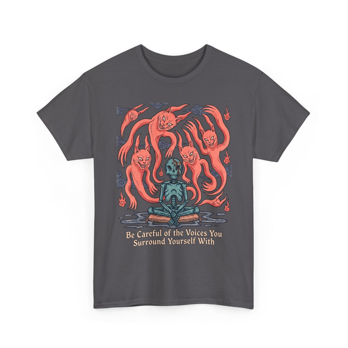 Be Careful Of The Voices You Surround Yourself With — Yokai Ghost Cat Art