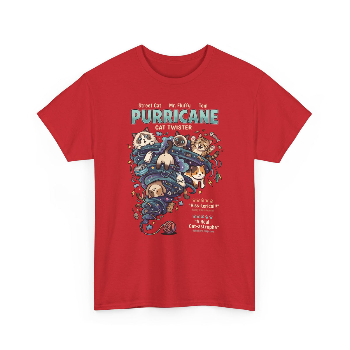 Purricane Funny Cat T-Shirt