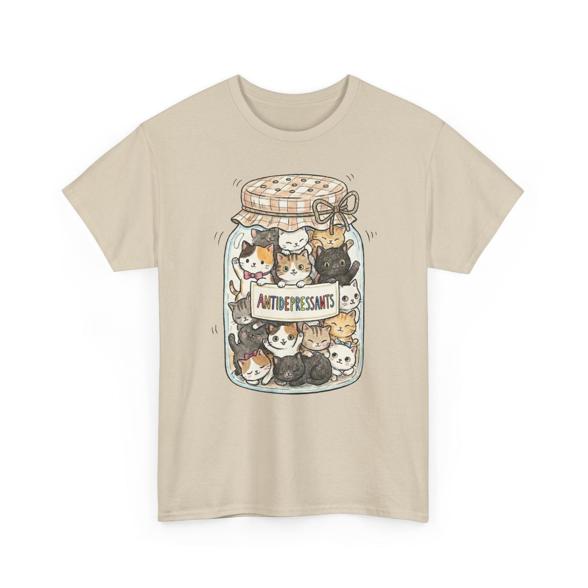 Cats Are My Antidepressants Tee — Funny Cat Lover Shirt