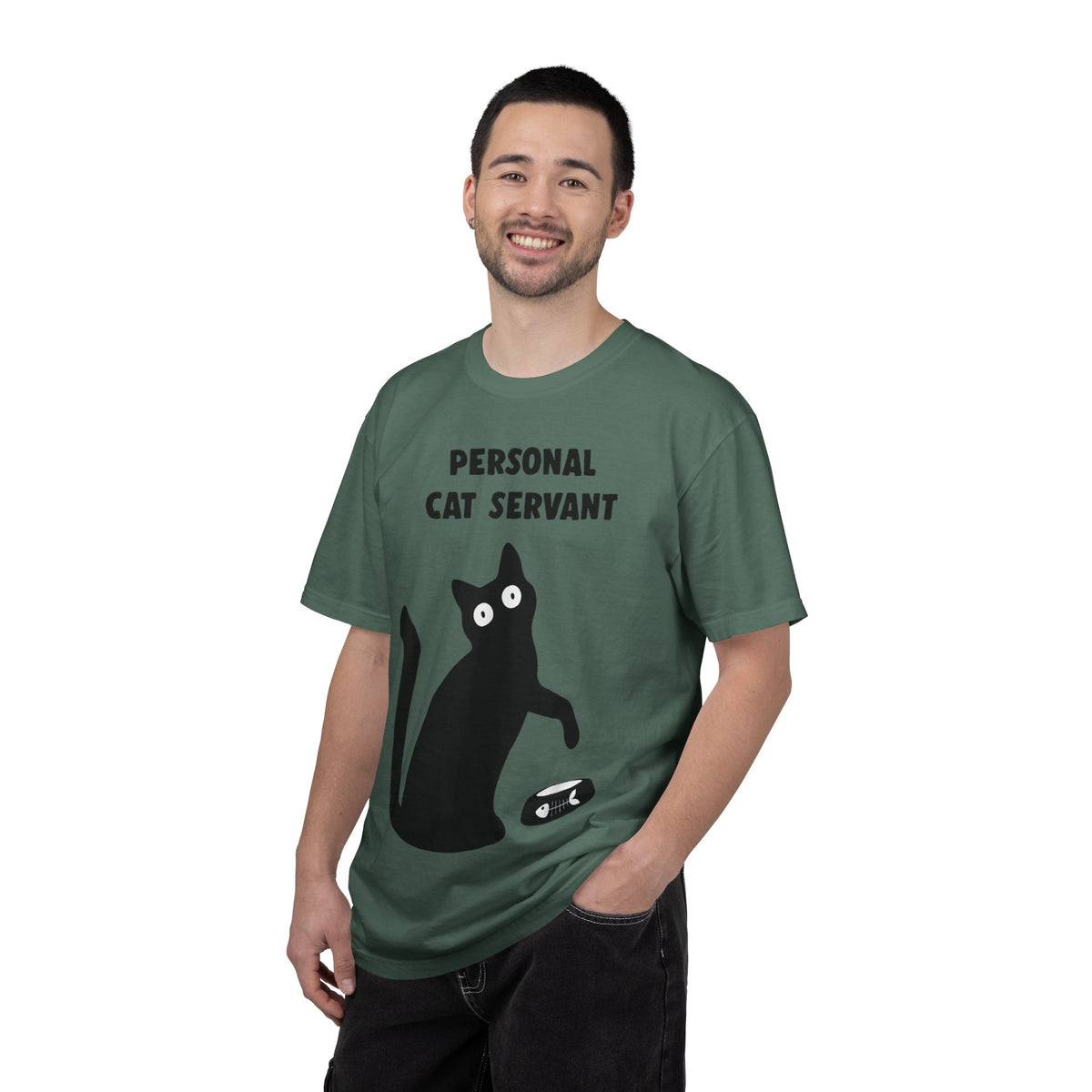 Personal Cat Servant T-Shirt — Funny Cat Lover Tee
