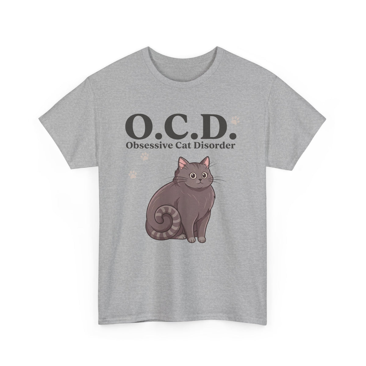 Obsessive Cat Disorder T-Shirt — O.C.D. Cat Lover Tee