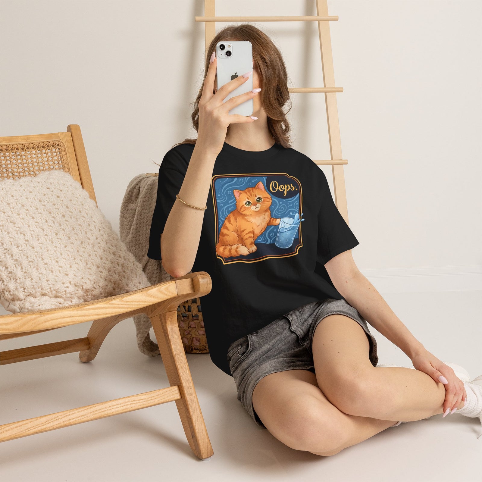 "I Do What I Want" Cat T-Shirt Funny Rebellious Cat Tee