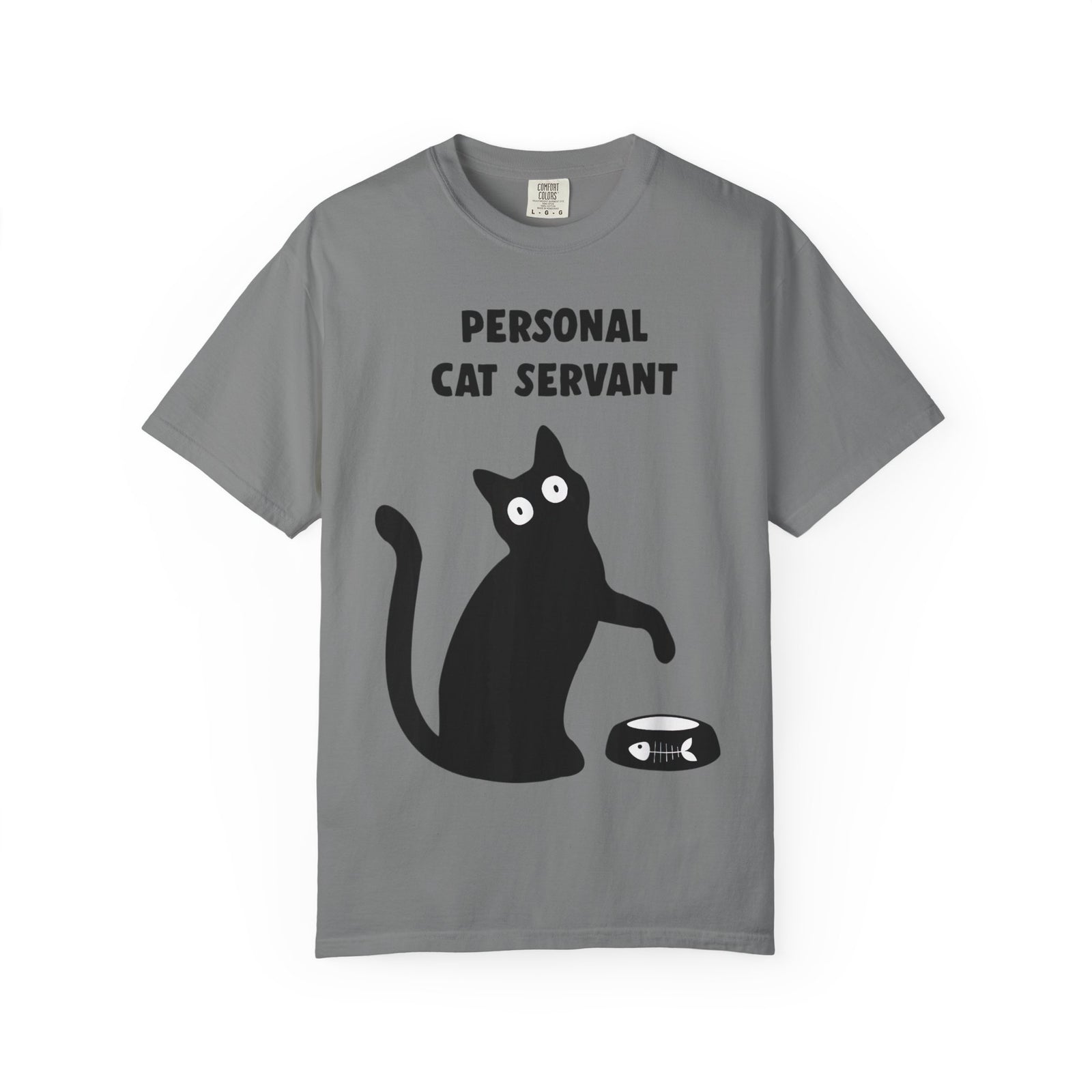 Personal Cat Servant T-Shirt — Funny Cat Lover Tee