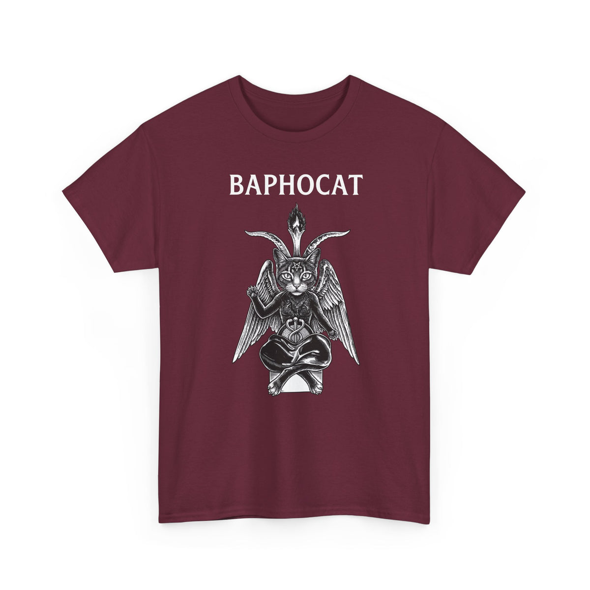 Baphocat Dark Evil Cat T-Shirt