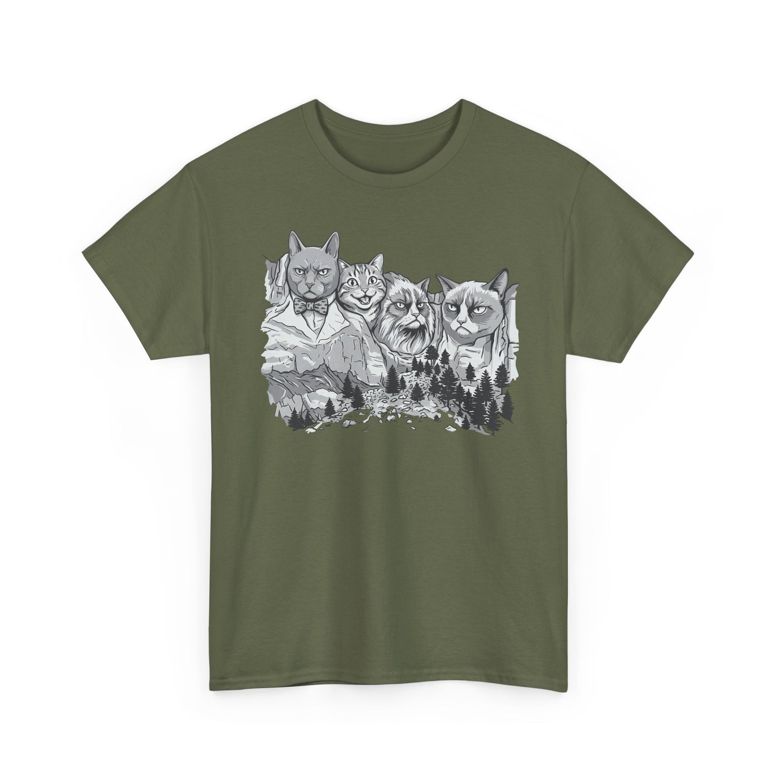 Rushmeow Graphic Tee — Cat Lover T-Shirt