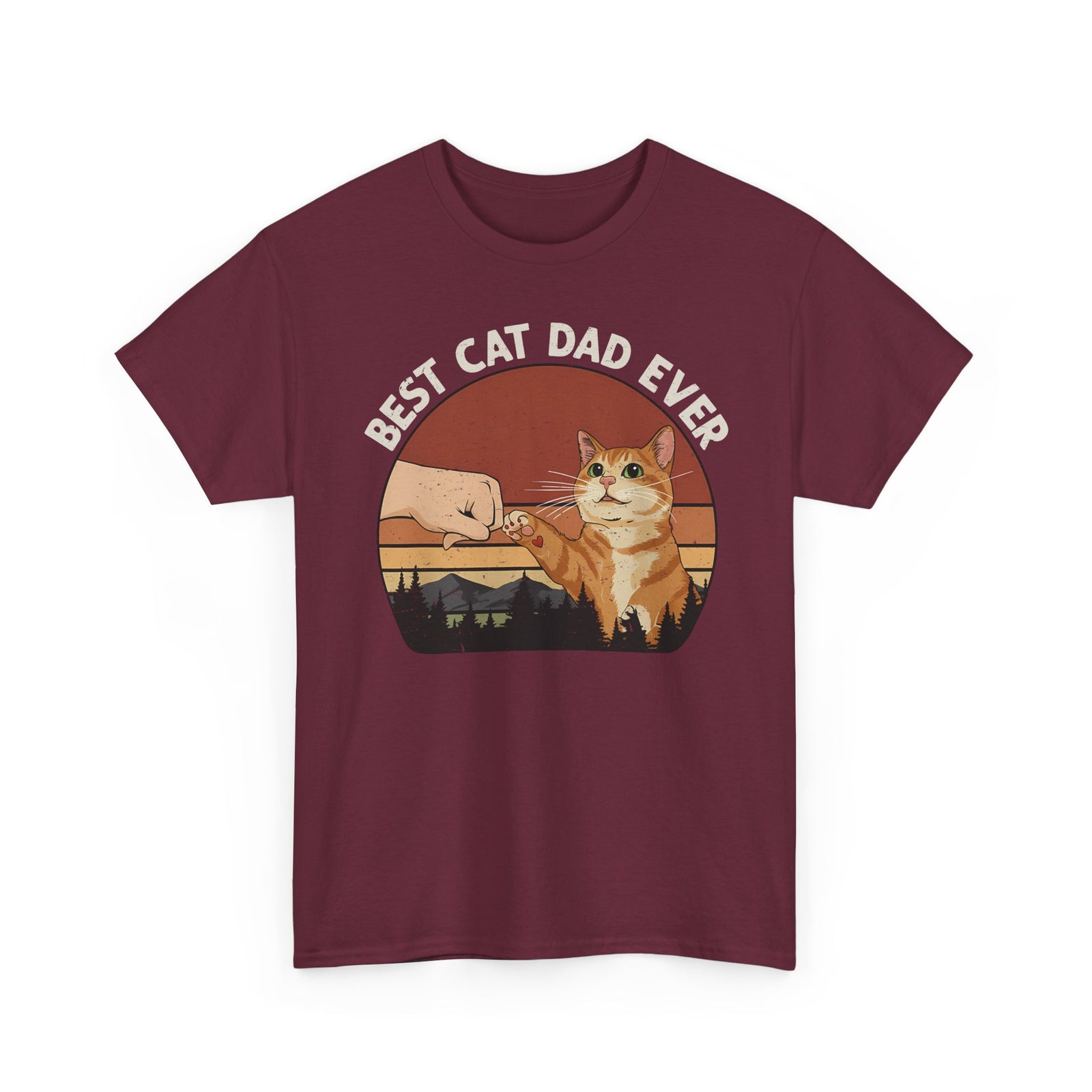 Best Cat Dad Ever Tee — Funny Cat Dad T-Shirt