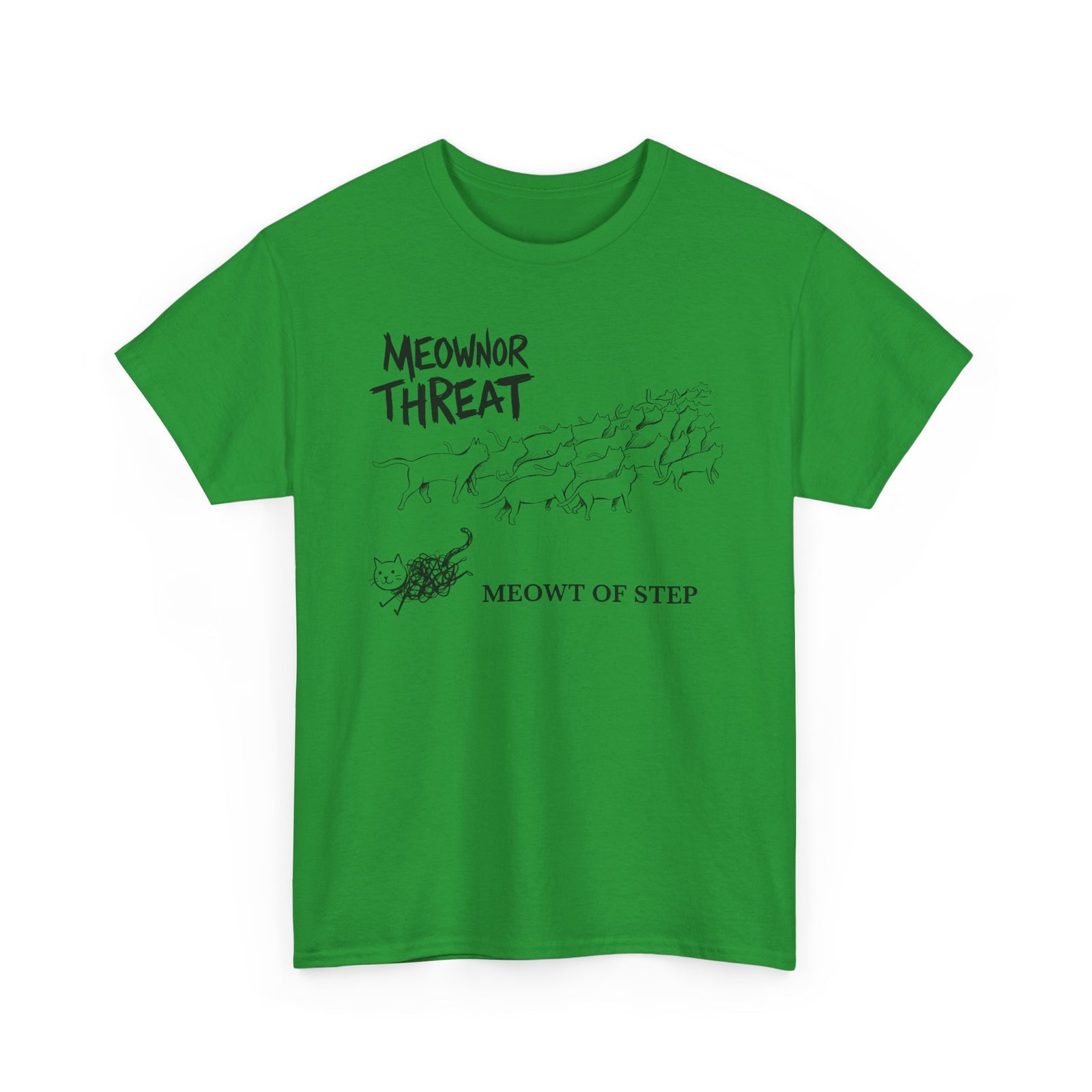 Meownor Thread Meowt Of Step T-Shirt — Funny Cat Dance Graphic Tee