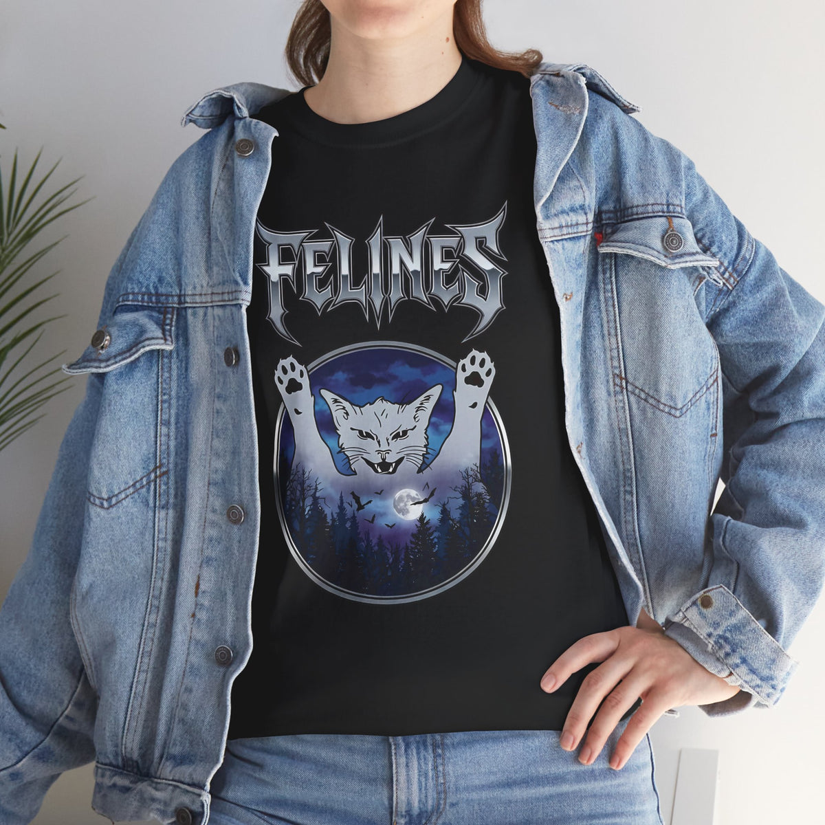 Felines Ghost T-Shirt — Spooky Cat Graphic Tee