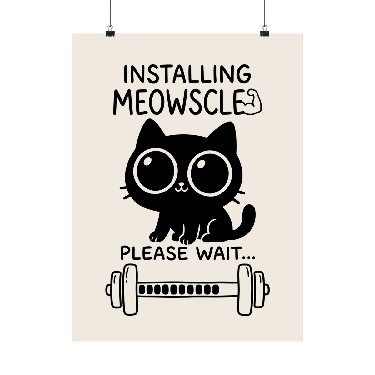 Installing Meowscles Poster