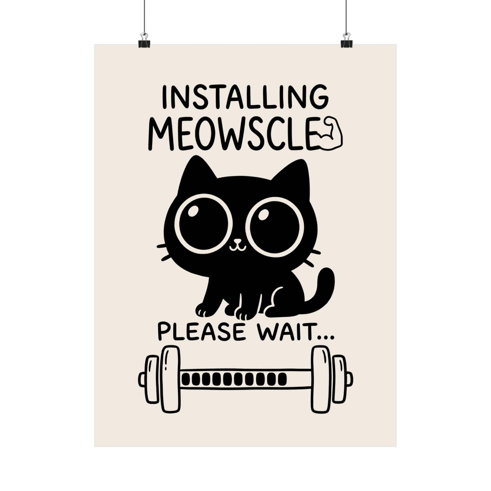 Installing Meowscles Poster