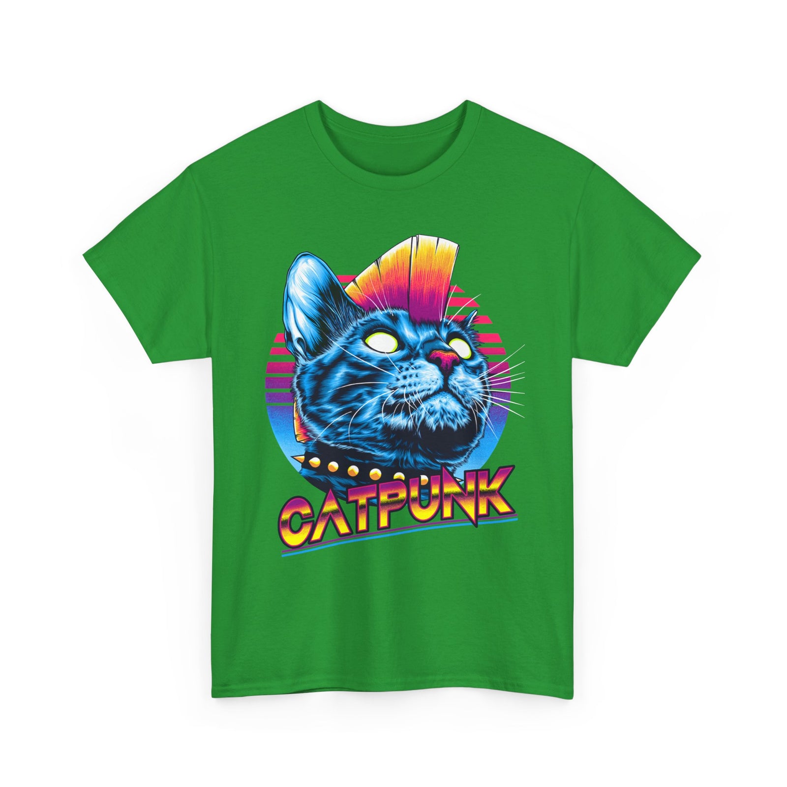 Cat Punk T-Shirt — Punk Rock Cat Graphic Tee