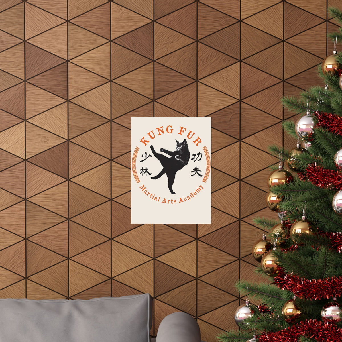 Kung Fur Cat Poster