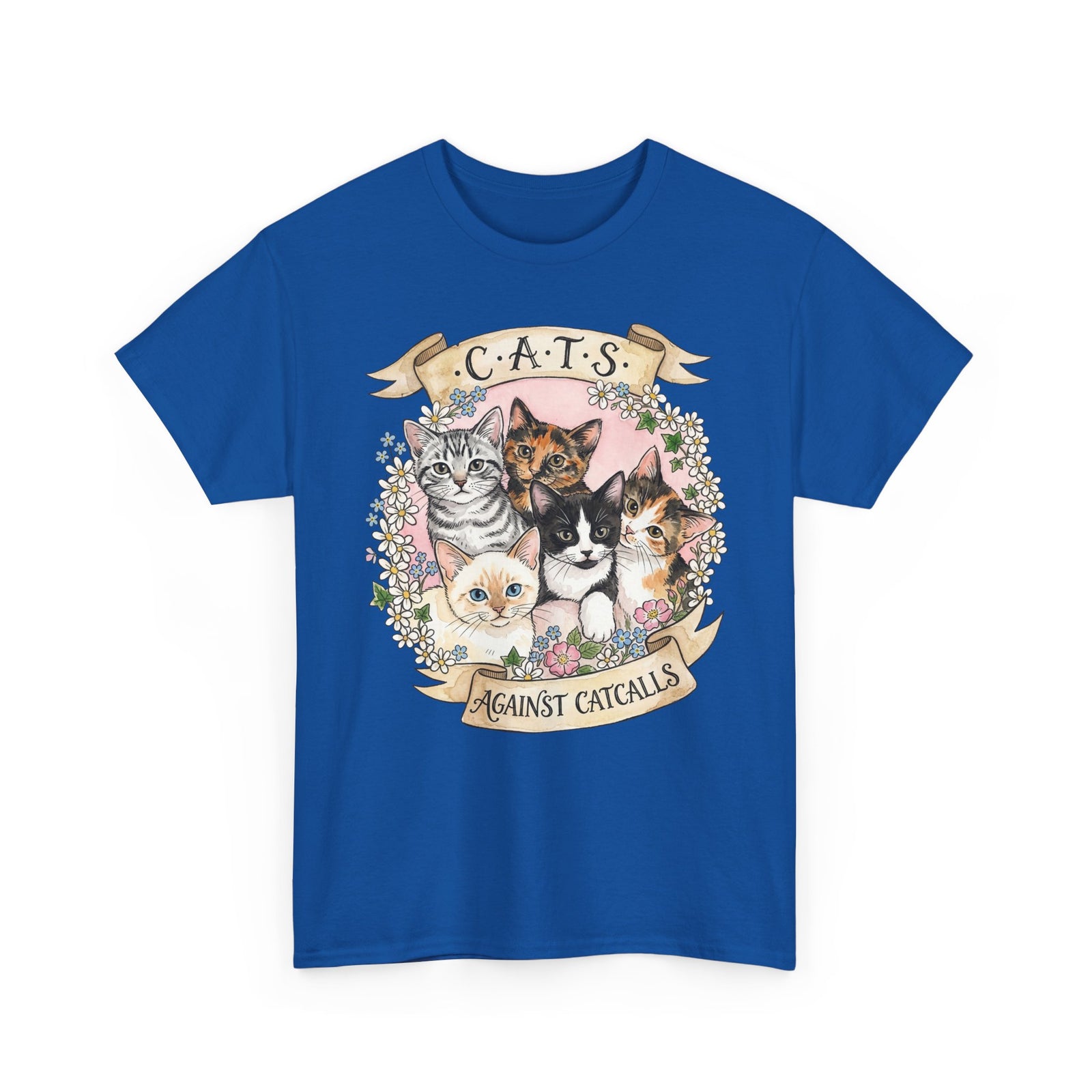 Cat Against Catcalls T-Shirt — Feminist Anti-Harassment Tee