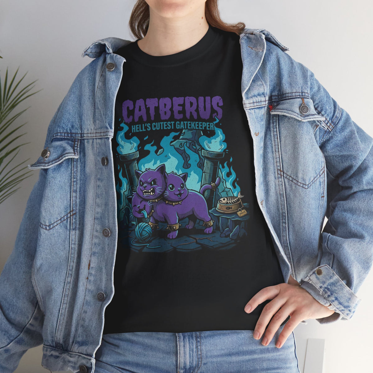 Catberus Spooky Cat T-Shirt