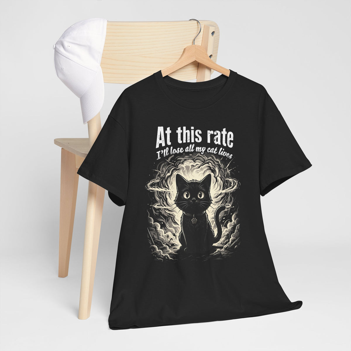 Apocalypse Cat T-Shirt Post-Apocalyptic Cat Graphic Tee