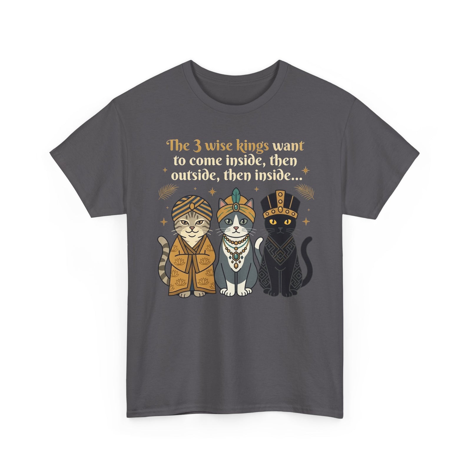 Cat Three Wise Kings Tee — "The 3 Wise Kings" Nativity Cat Christmas Shirt