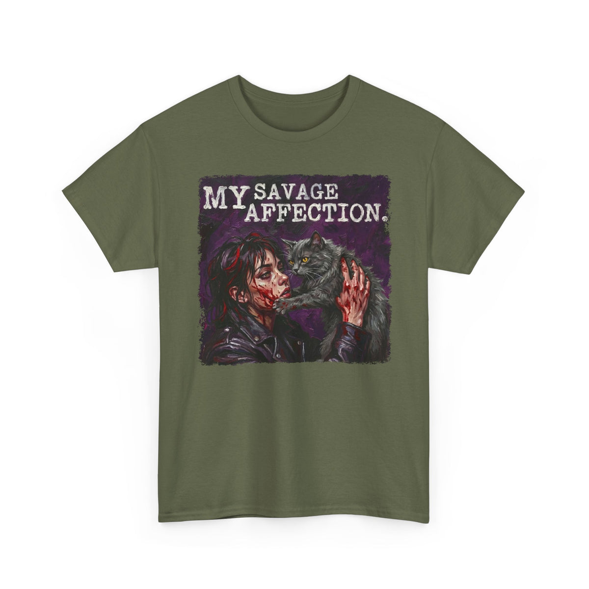 My Savage Affection T-Shirt — Bold Romantic Graphic Tee