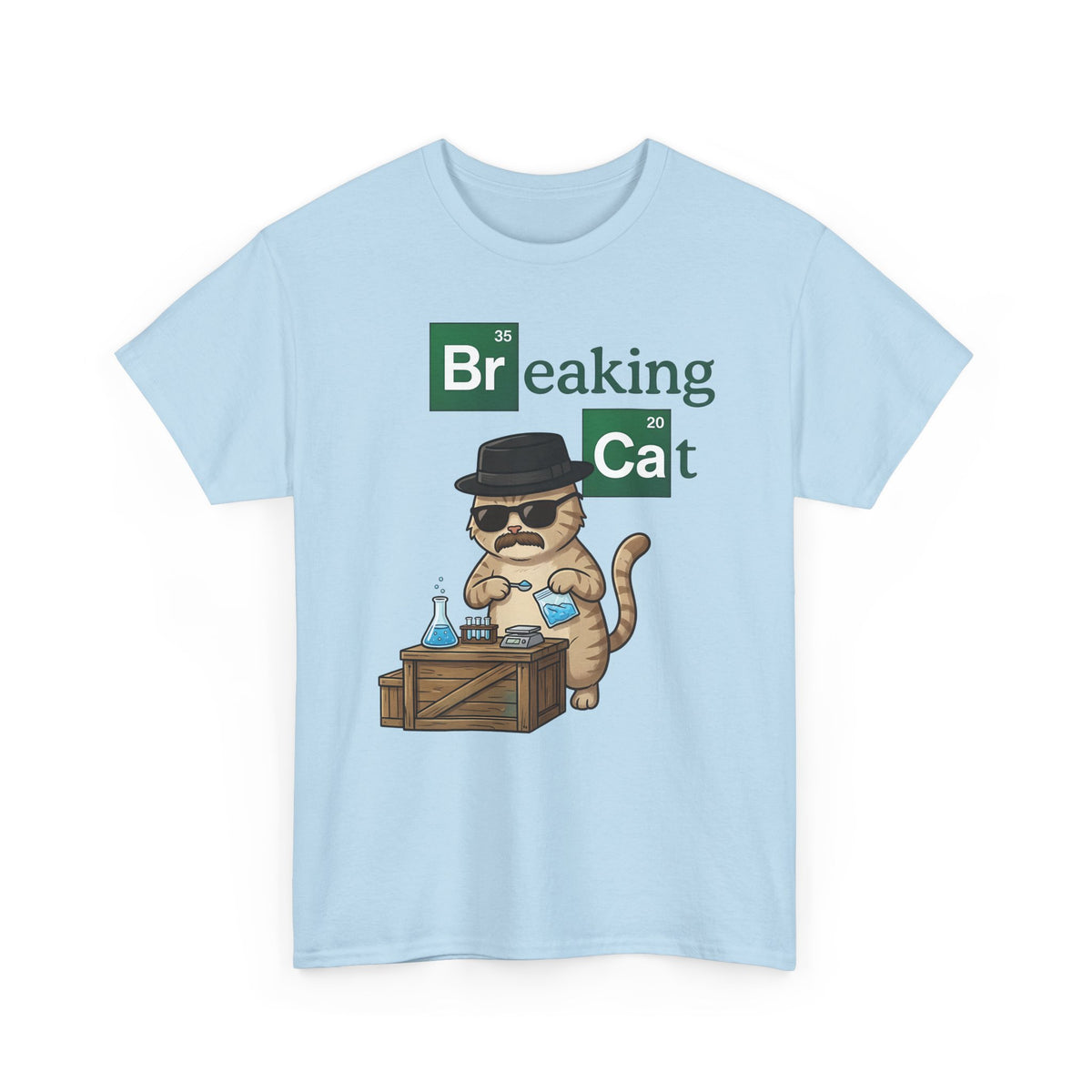 Breaking Cat T-Shirt — Funny Cat Graphic Tee