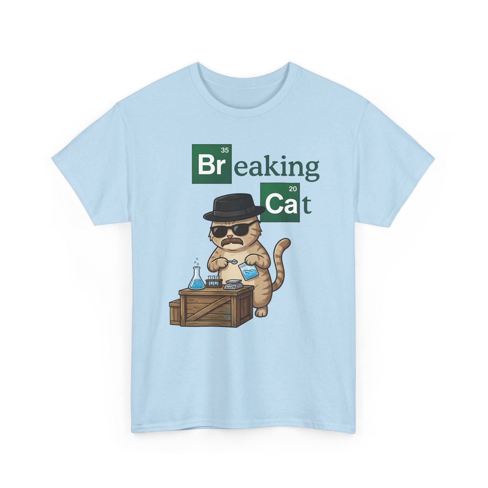 Breaking Cat T-Shirt — Funny Cat Graphic Tee