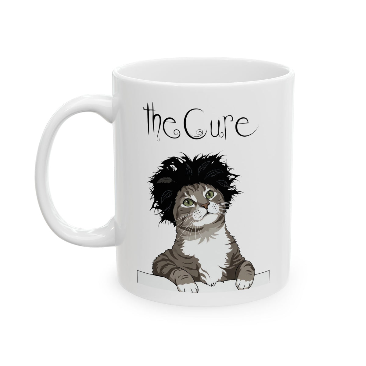 The Cure Kitten Band Mug Cute Cat