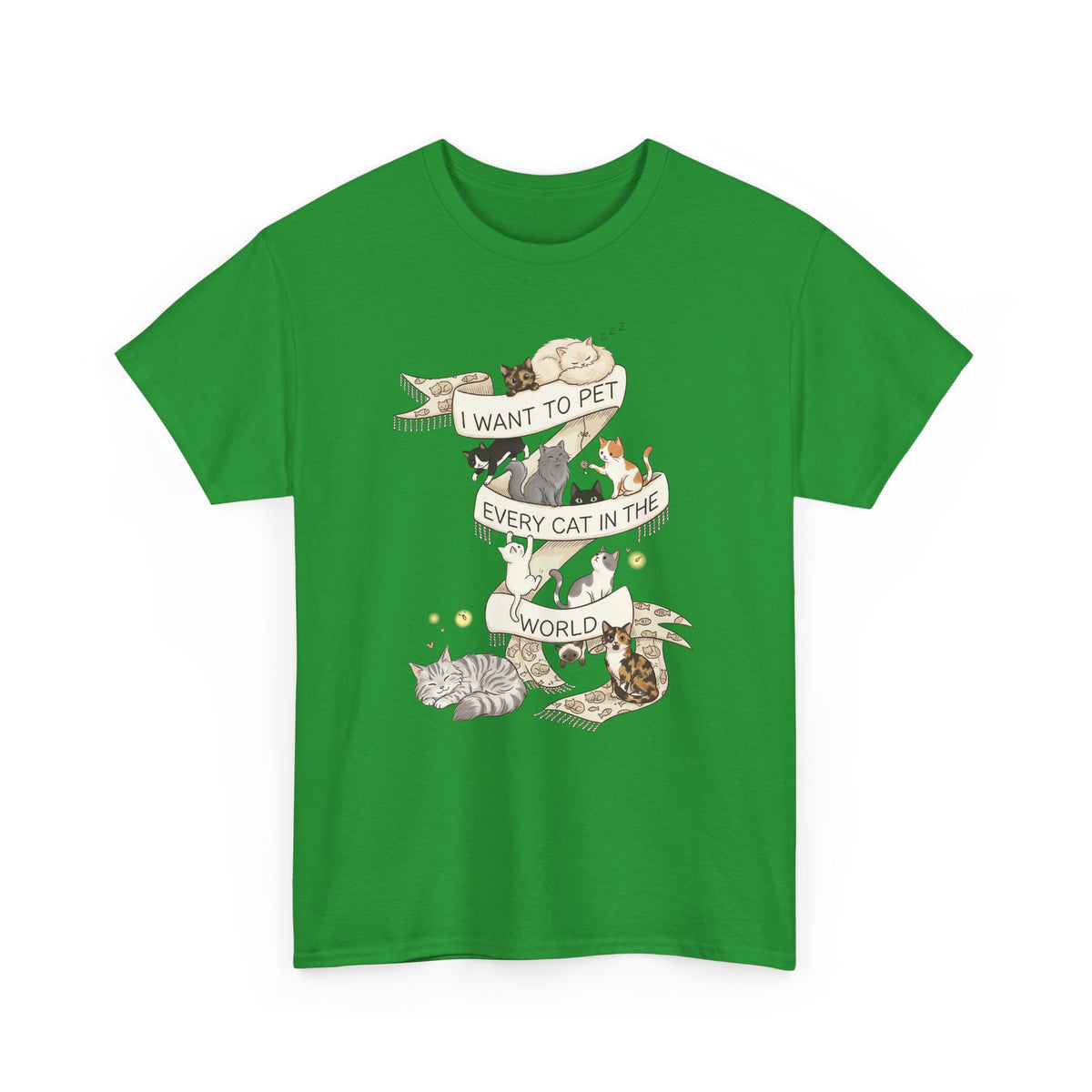 I Want to Pet Every Cat in the World T-Shirt — Cat Lover Tee