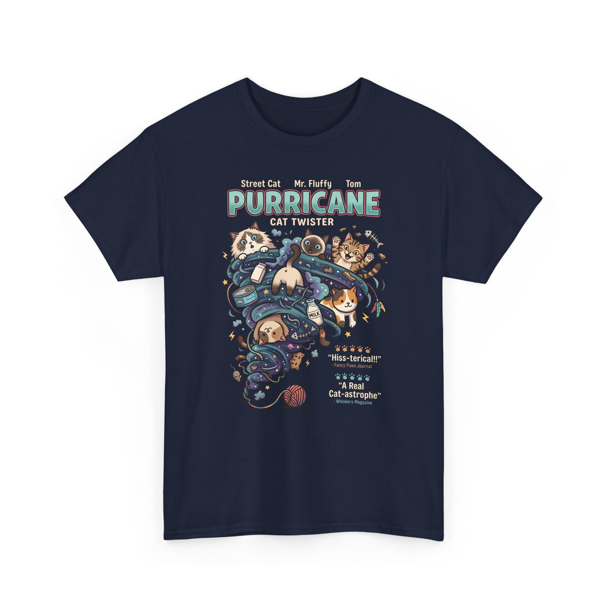 Purricane Funny Cat T-Shirt