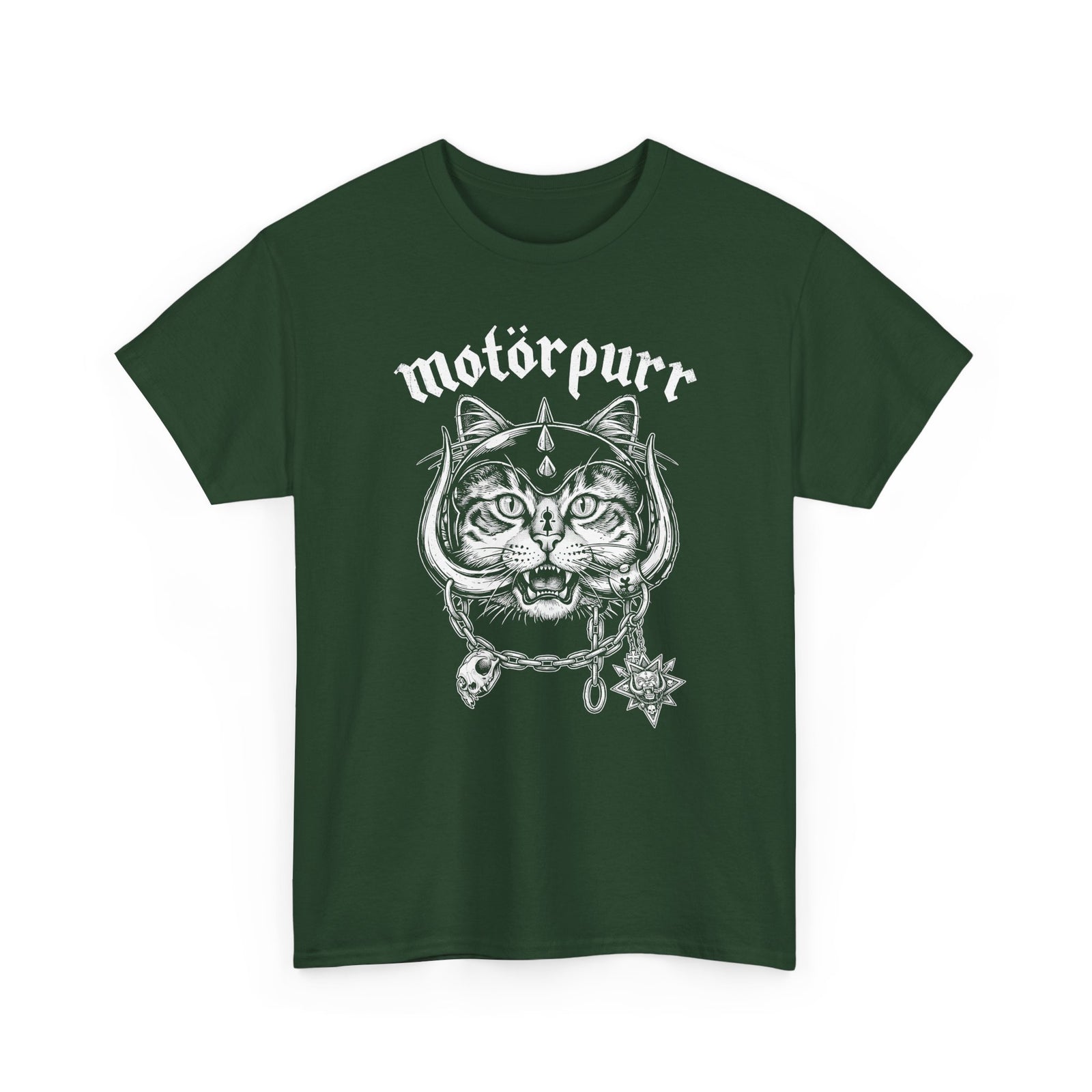 Heavy Metal Cat "Motorpurr" T-Shirt