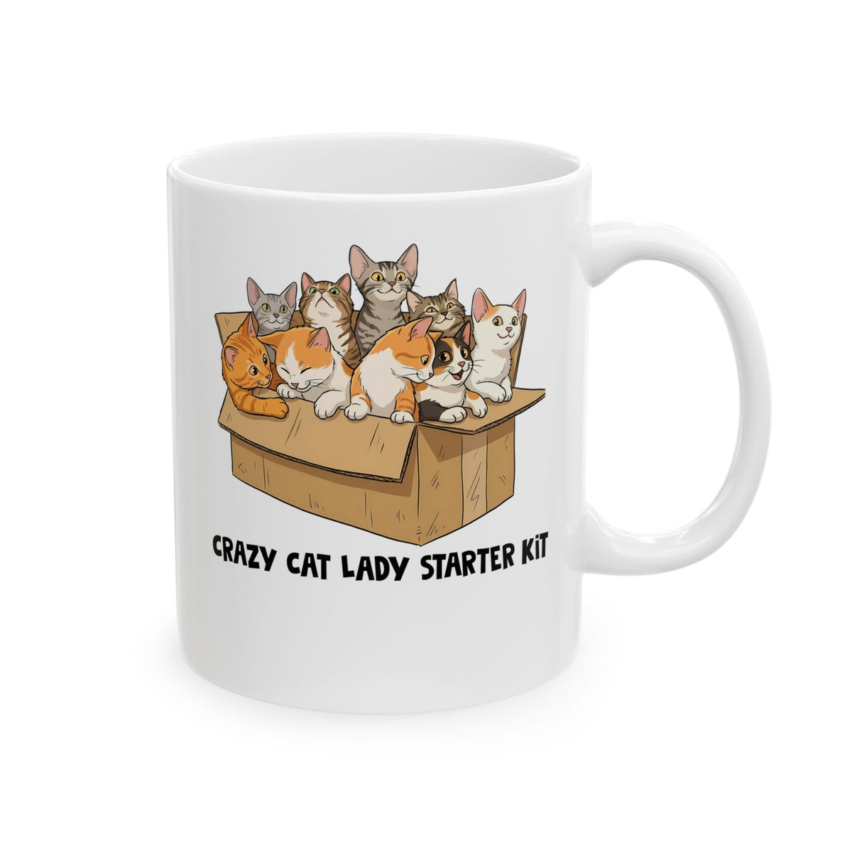 Crazy Cat Lady Starter Kit Ceramic Mug