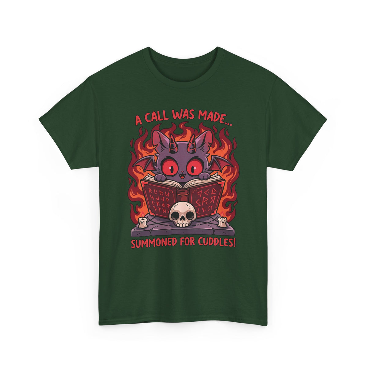 Summoned for Cuddles Cat T-Shirt — "A Call Was Made" Cute Cat Tee