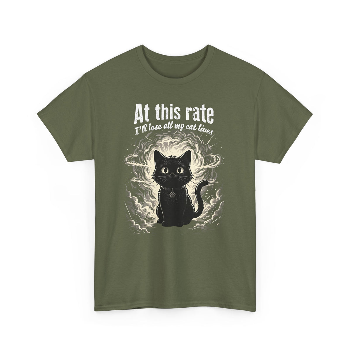 Apocalypse Cat T-Shirt Post-Apocalyptic Cat Graphic Tee