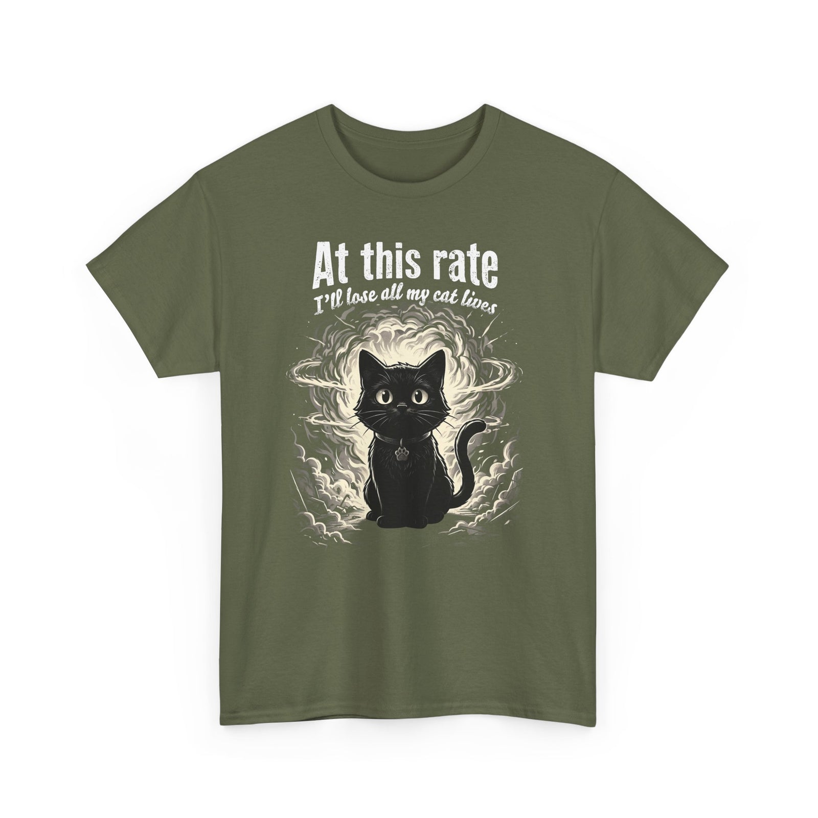 Apocalypse Cat T-Shirt Post-Apocalyptic Cat Graphic Tee