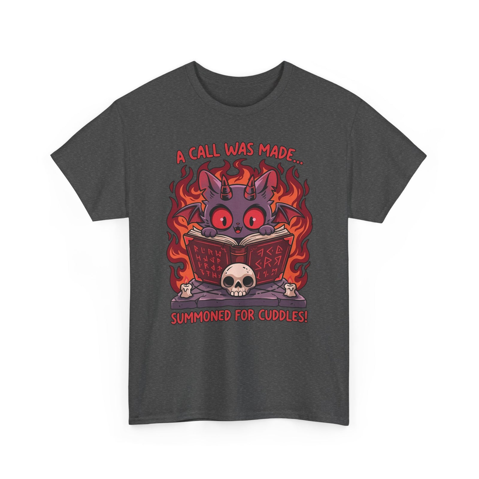 Summoned for Cuddles Cat T-Shirt — "A Call Was Made" Cute Cat Tee