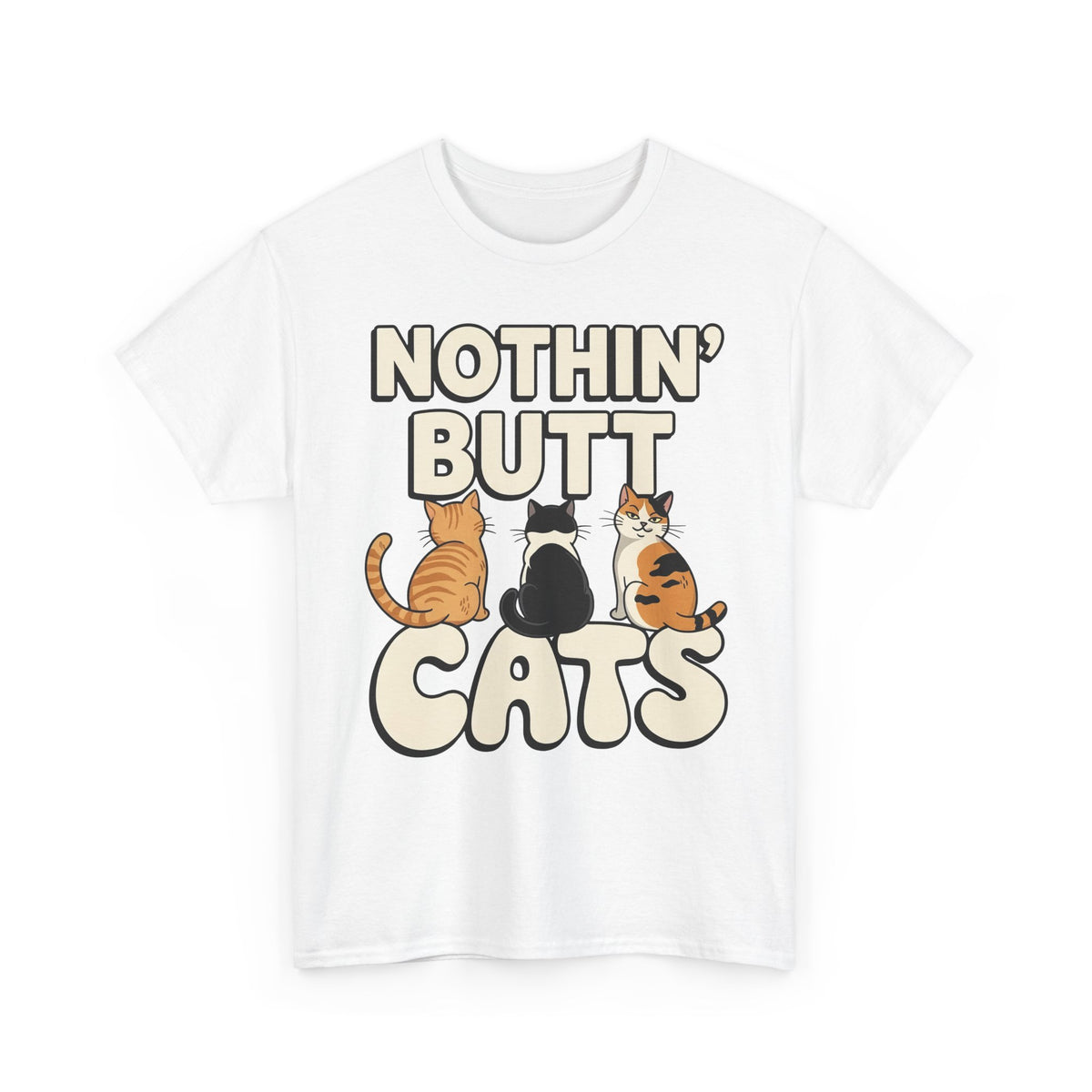 Nothin' But Cats Tee - Cute Retro Cat Lover T‑Shirt
